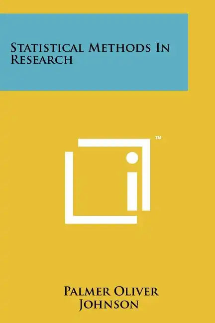 Statistical Methods in Research - Paperback