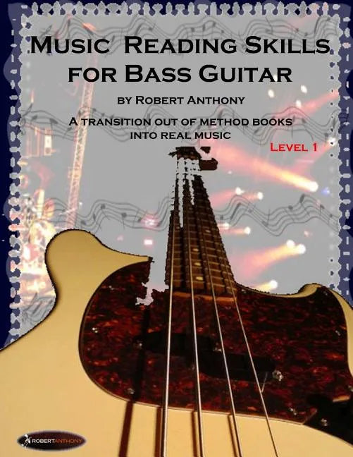 Music Reading Skills for Bass Guitar Level 1 - Paperback