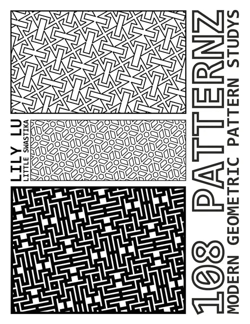 108 Patternz: Modern Geometric Pattern Studys - Paperback