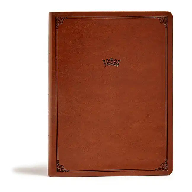 CSB Tony Evans Study Bible, British Tan Leathertouch: Study Notes and Commentary, Articles, Videos, Easy-To-Read Font - Imitation Leather