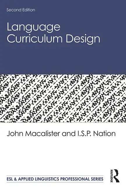 Language Curriculum Design - Paperback
