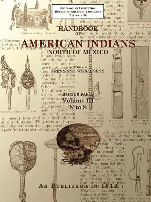 Handbook of American Indians North of Mexico V. 3/4 - Paperback