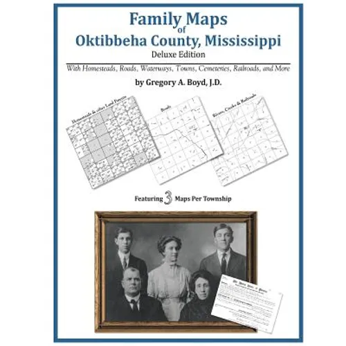 Family Maps of Oktibbeha County, Mississippi - Paperback