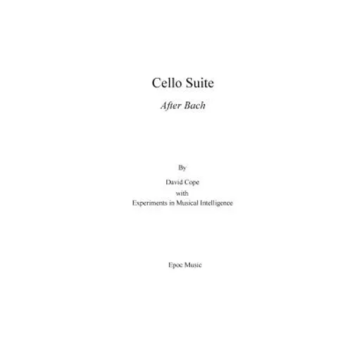 Cello Suite (After Bach) - Paperback
