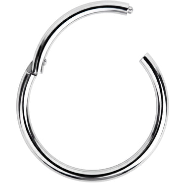 16G 1/2 Solid G23 Implant Grade Titanium Hinged Segment Ring