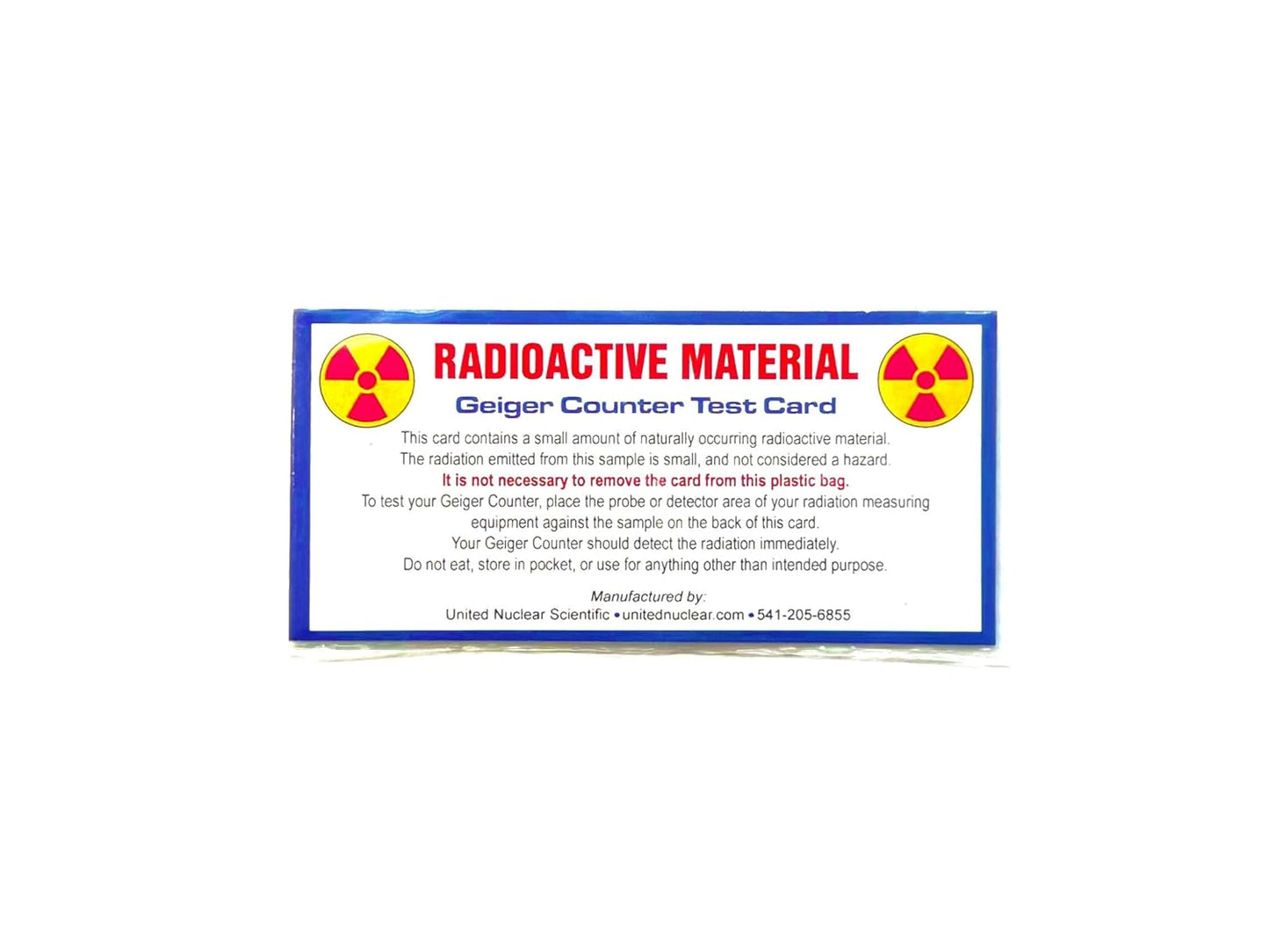 Bundle of 1 GQ GMC-320 Plus Geiger Counter Nuclear Radiation Detector USA Product Beta Gamma X-ray Dosimeter Radiation Monitor Meter with Black case and United Nuclear Geiger Counter Test Card