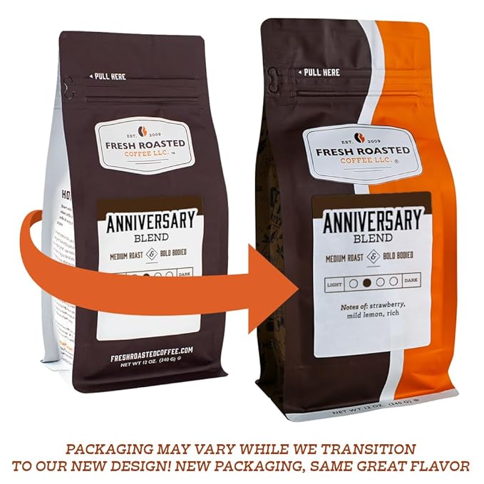 Fresh Roasted Coffee, Coffiend, 12 oz, Med-Dark Roast, Kosher, Whole Bean