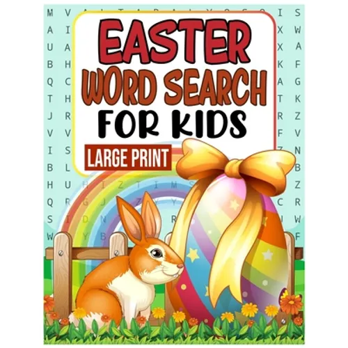 Easter Word Search for Kids LARGE PRINT: 40 Easter Easy Word Search Puzzle Books for Kids Intermediate Level (Word Find Book for Kids) - Paperback