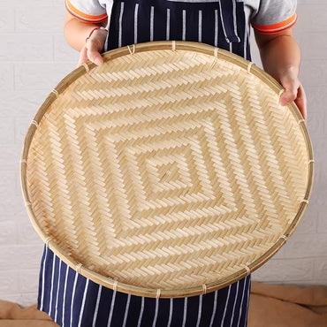 Handmade Bamboo Drying Tray Decorative Sieve