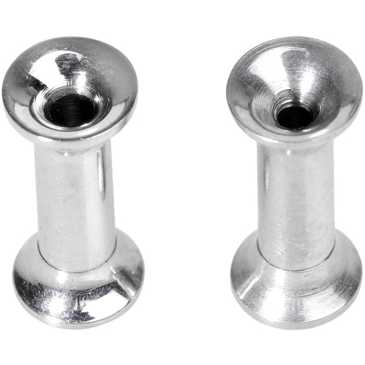 10G Steel Internally Threaded Screw Fit Tunnel Plug Set