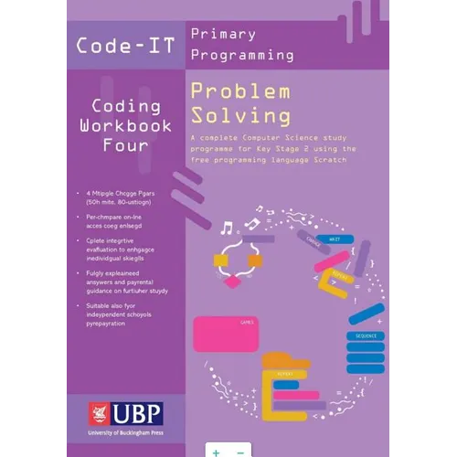 Code-IT Workbook 4: Problem Solving - Paperback