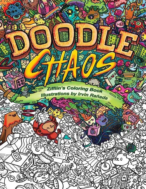 Doodle Chaos: Zifflin's Coloring Book - Paperback