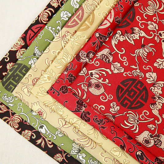 Beautiful Imitation Silk Pomegranate Fabric