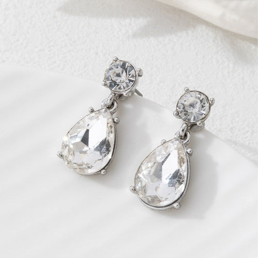 Wholesale Floral Interlinked Drop Earrings, New Niche Design Women Earrings, European American High End Light Luxury Jewelry