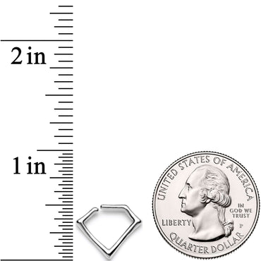 16G 5/16 Rhombus For Royalty Closure Ring