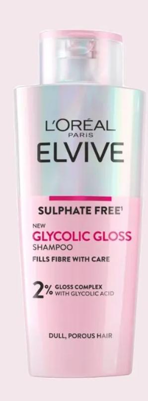 Loreal Paris Elseve Glycolic Gloss 2% Shampoo 200ml