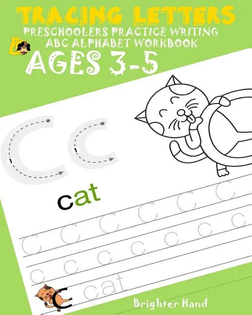 Tracing Letter Preschoolers Practice Writing ABC Alphabet Workbook*Kids Ages 3-5: Large Print - Paperback