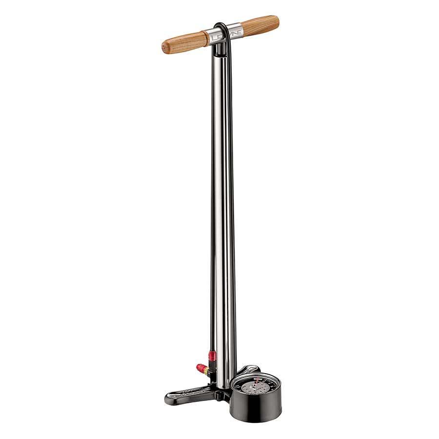 Lezyne Alloy Floor Drive Tall 3.5" Floor Pump ABS-1 Pro Chuck 220psi Silver