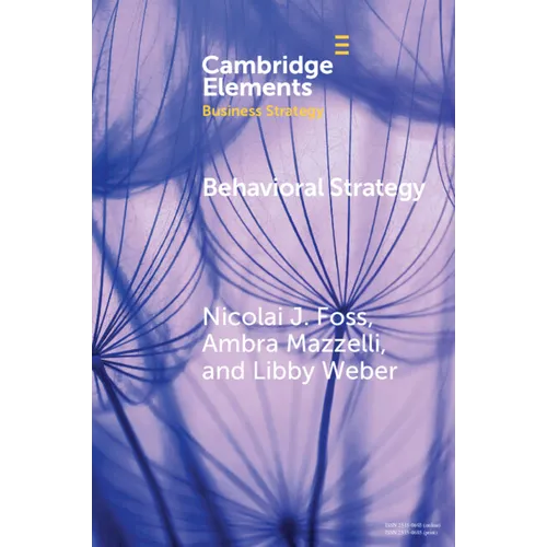 Behavioral Strategy - Paperback