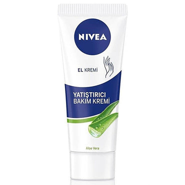 Nivea Aloe Vera Hand Cream - Soothing, Non-Greasy Moisturizer for Dry Hands - 2.54 fl oz
