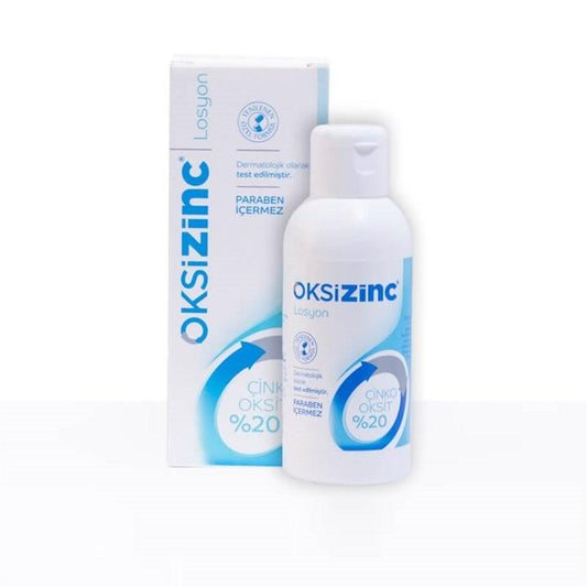 Oksizinc - Zinc Oxide Lotion for Skin Protection & Care (3.38 fl oz) - Soothes Irritated Skin, Gentle for Daily Use