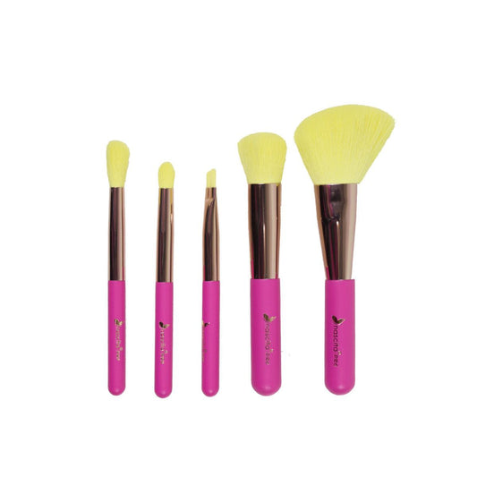 Nascita 5-Piece Makeup Brush Set - Professional Travel Makeup Brushes for Everyday Use