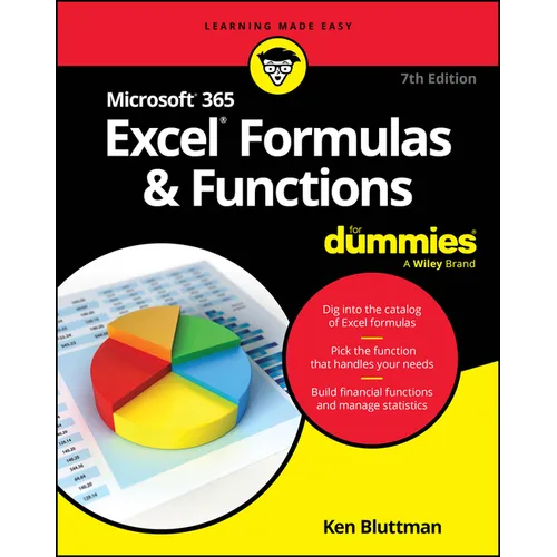 Microsoft 365 Excel Formulas & Functions for Dummies - Paperback