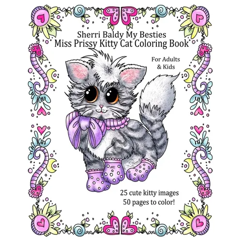 Sherri Baldy My Besties Miss Prissy Kitty Cat Coloring Book - Paperback