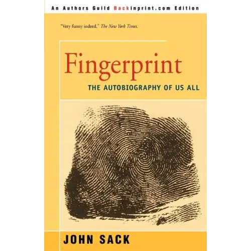 Fingerprint: The Autobiography Of Us All - Paperback