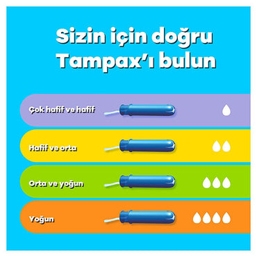 Tampax Compak Regular Tampons with Applicator - 22 Count, Comfortable and Secure Period Protection