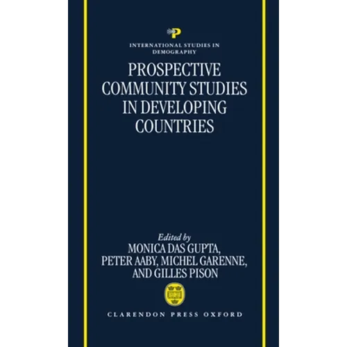 Prospective Community Studies in Developing Countries - Hardcover