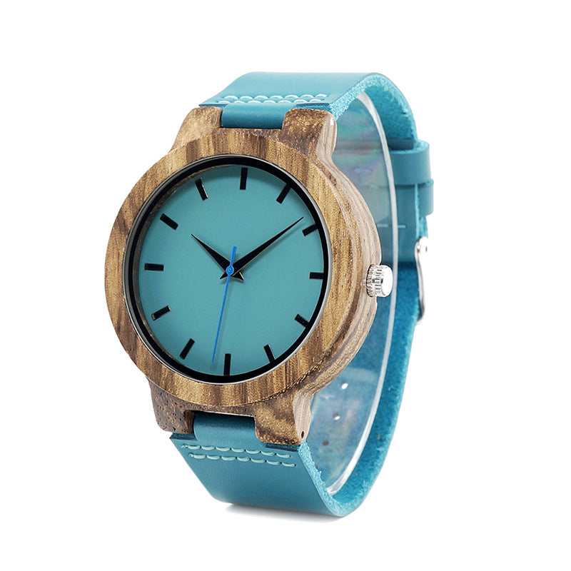 Simple Wooden Watch As A Birthday Gift For Students