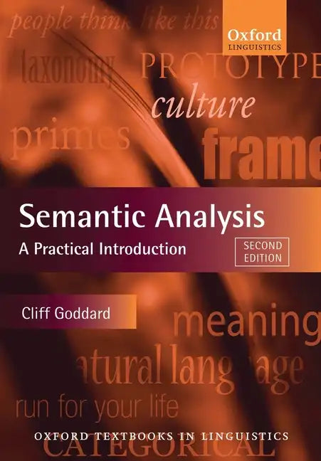 Semantic Analysis: A Practical Introduction - Paperback