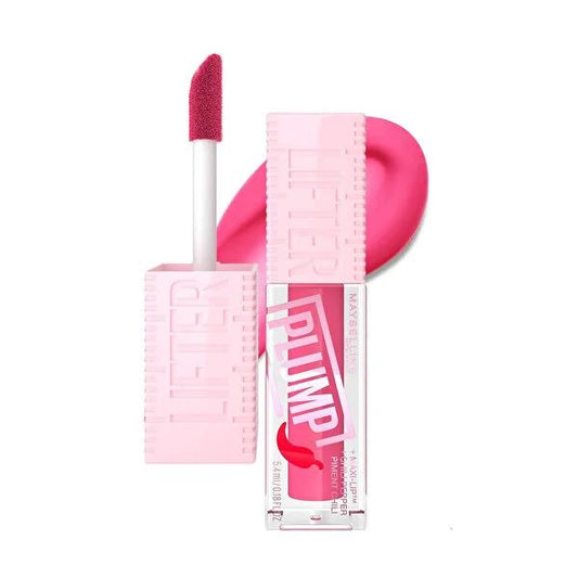 Maybelline Lifter Plump Lip Gloss - Non-Sticky, Chili Pepper Extract, Instant Plumping Effect
