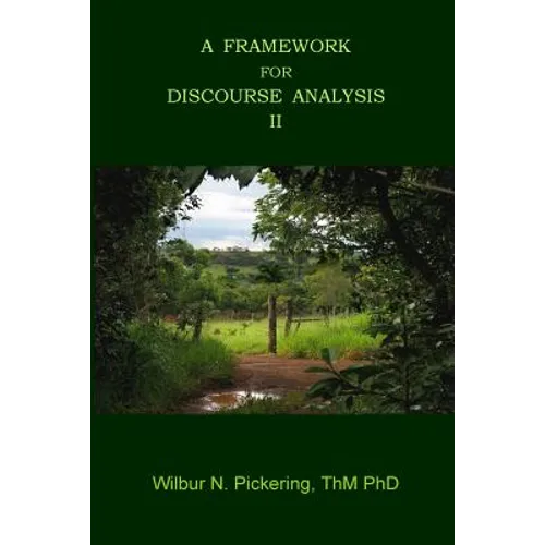 A Framework For Discourse Analysis II - Paperback
