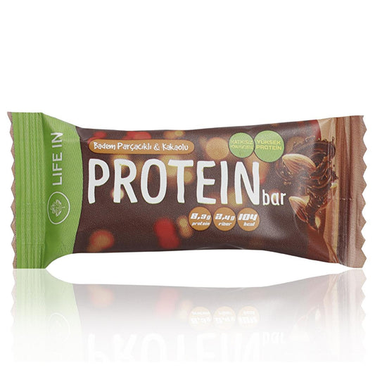 Life In Protein Bar, High Protein Snack with No Added Sugar - Healthy Low Calorie Energy Bar for Fitness Enthusiasts