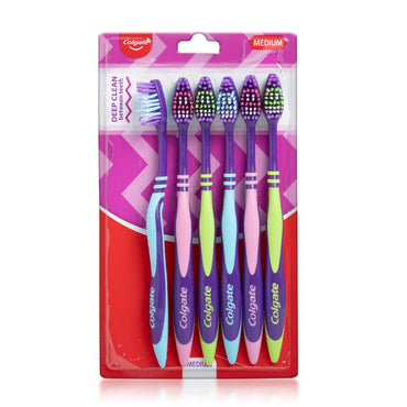 Colgate Zig Zag Charcoal Manual Toothbrush for Effective Oral Hygiene - Medium Bristle Hardness