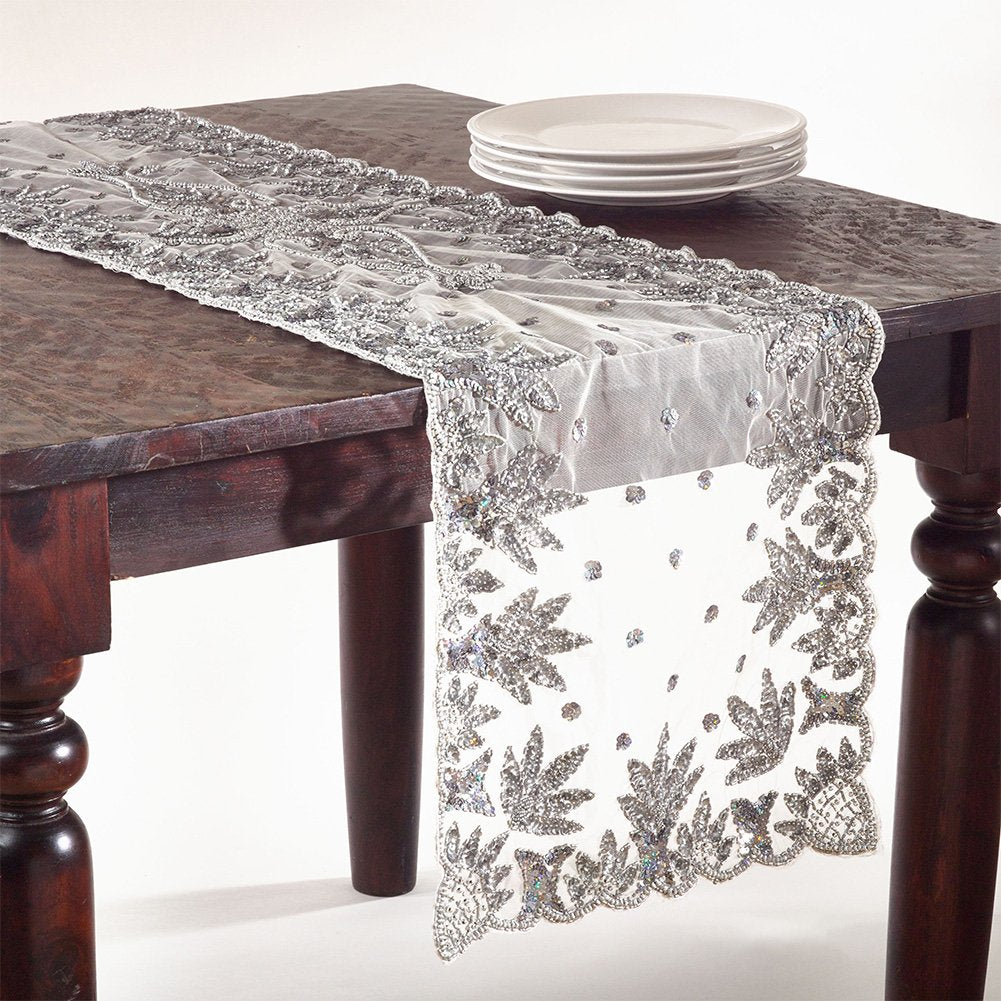 Fennco Styles Stunning Hand Beaded Table Placemats