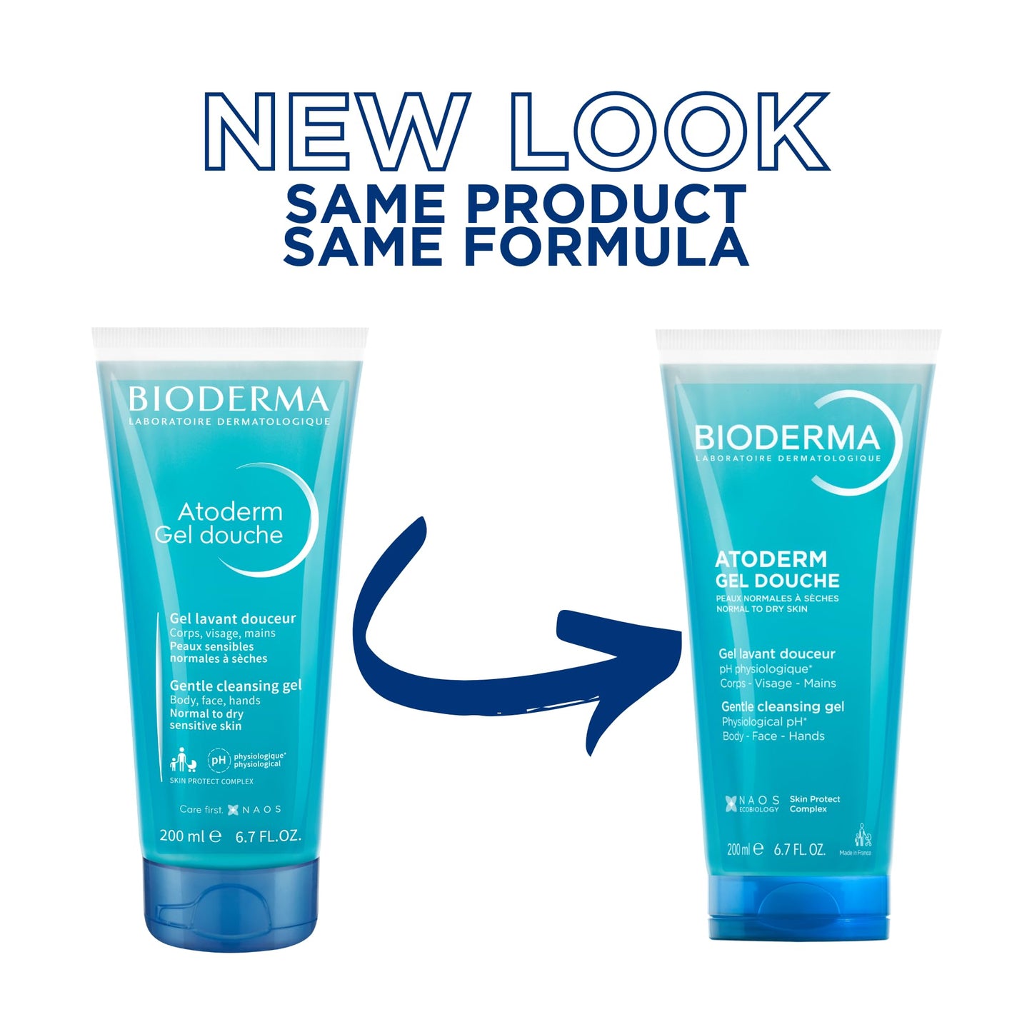 Bioderma Atoderm Shower Gel - Soap-Free Moisturizing Shower Gel for Dry & Sensitive Skin, 6.76 fl oz