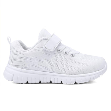 Sypsfwco Boys Girls Sneakers Mesh Breathable Lightweight Black Size 5 US