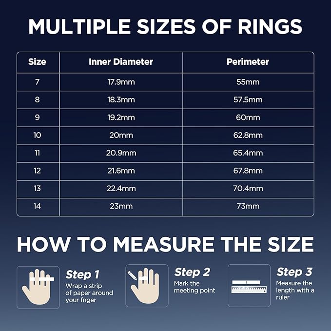 Smart Ring for Women Men, Activity Fitness Tracker with 24/7 Heart Rate Monitor, Waterproof Sleep Tracker Fitness Ring, Step Counter, Calorie Pedometer, No APP Fee,for iOS Android (Silver,#8)