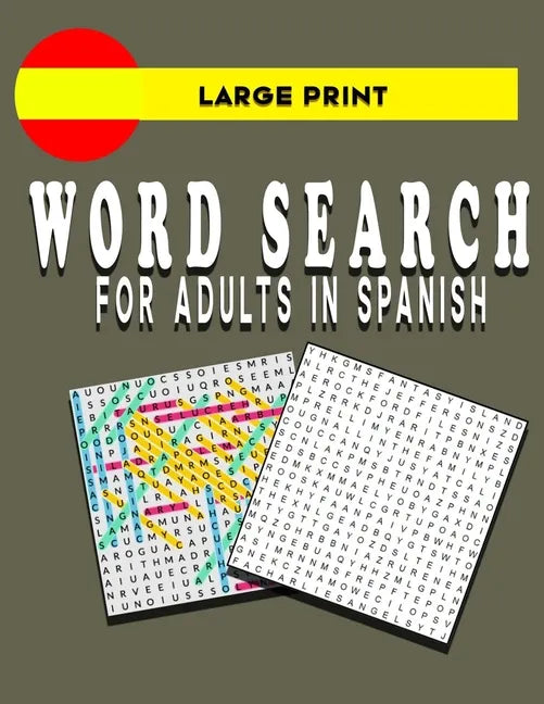 Large Print Word Search for Adults in Spanish: book - Paperback