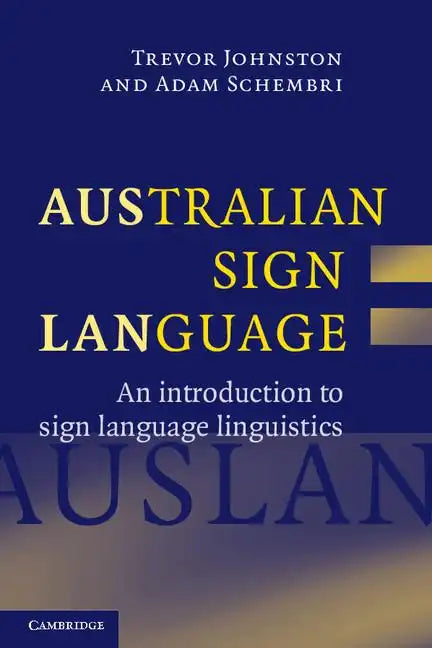 Australian Sign Language (Auslan) - Paperback