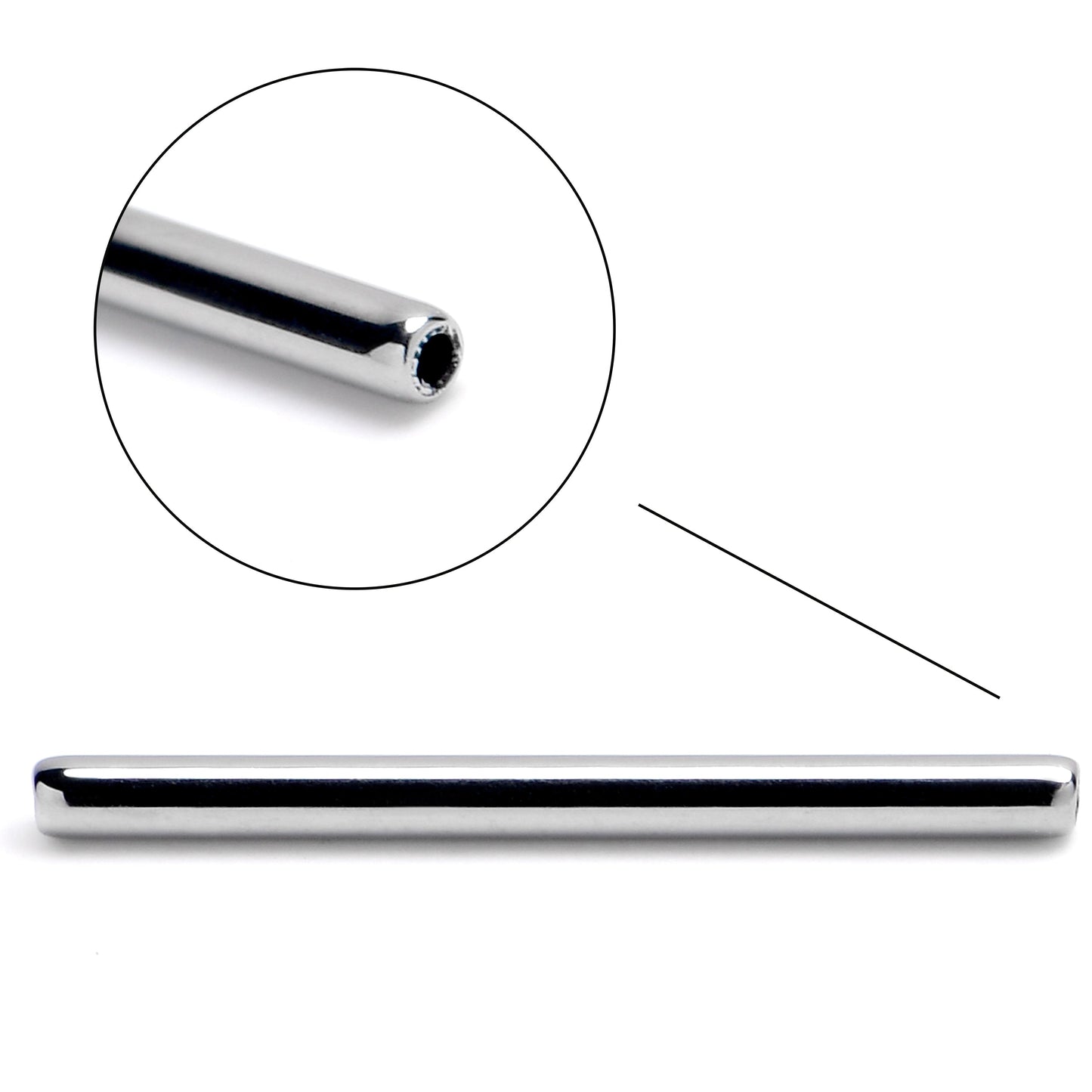 16G 9/16 ASTM F-136 Implant Grade Titanium Threadless Replacement Barbell