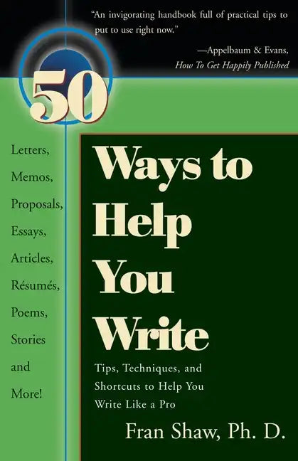 50 Ways to Help You Write - Paperback