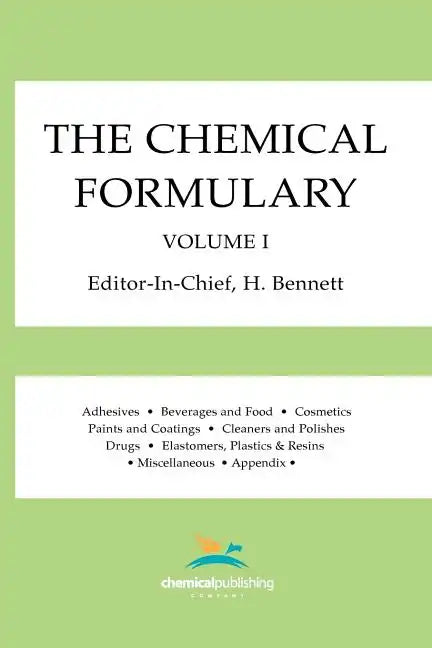 The Chemical Formulary, Volume 1 - Paperback