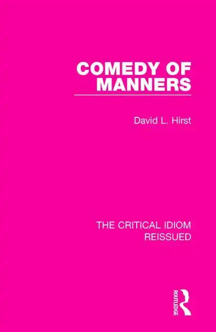 Comedy of Manners - Paperback