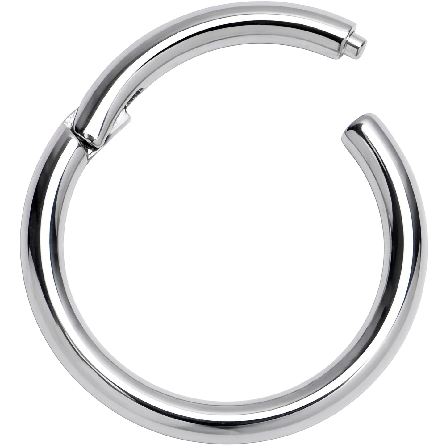 18G 5/16 ASTM F-136 Titainum Percision Hinged Segment Hoop