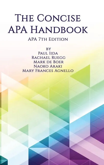 Concise APA Handbook - Hardcover