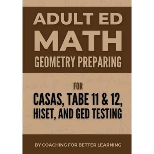 Adult Ed Math: Geometry - Paperback